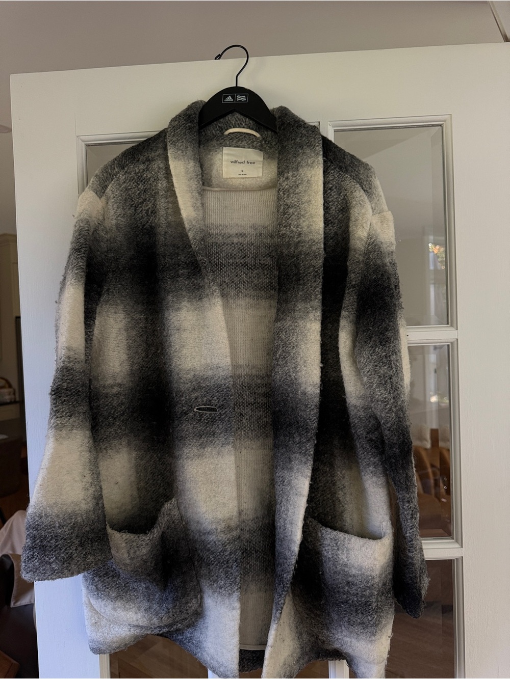 Wilfred Free Plaid Wool Jacket